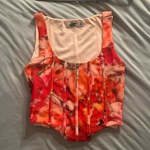Tiger Mist Floral Top